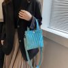 Fashion Women Mini Backpack Solid Color Corduroy Small